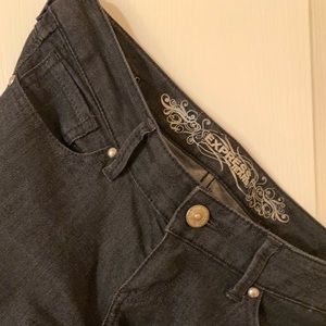 Express Black Skinny Jeans